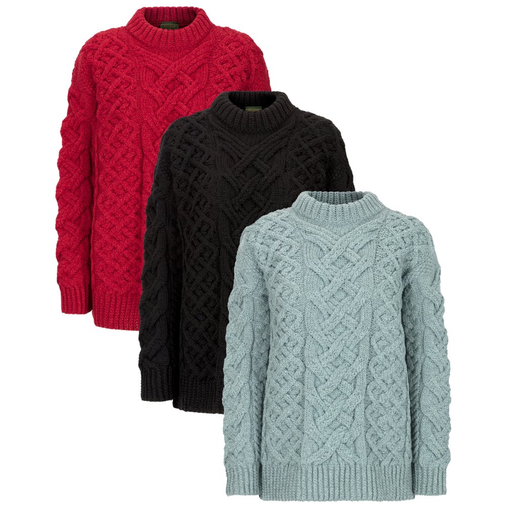 Ladies Merino Wool Merston Crew Neck Jumper