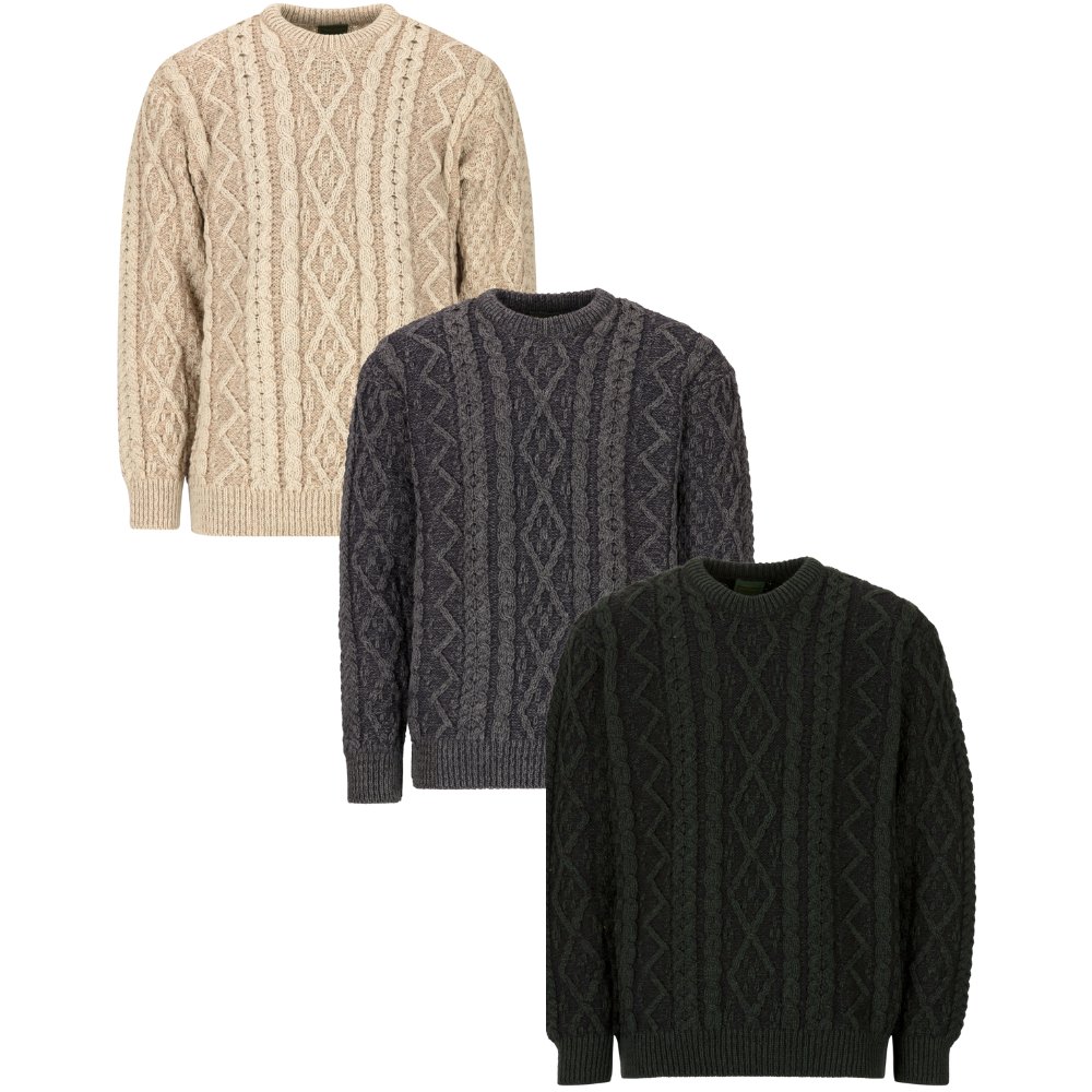 Men's Merino Wool Stanmore Crew Neck Jumper