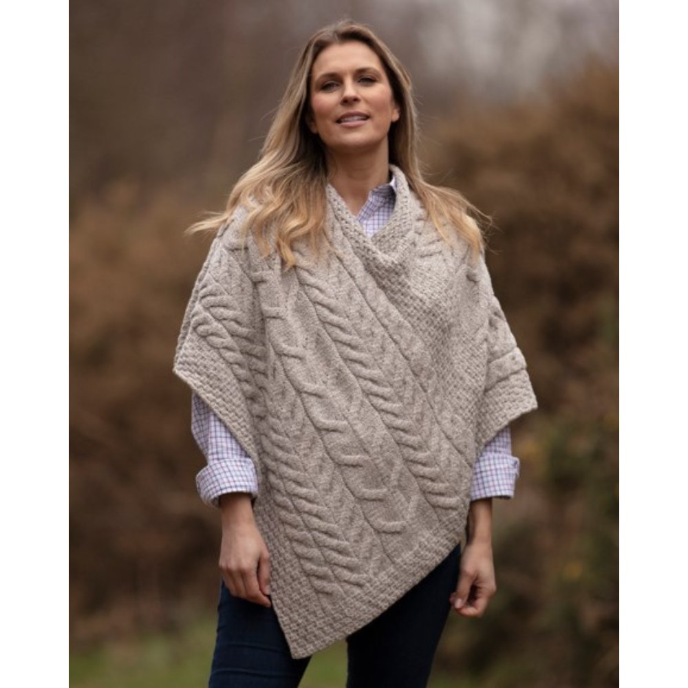 supersoft merino wool trentham poncho