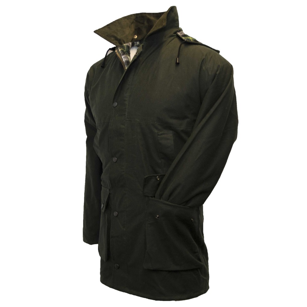 Men's Unpadded Benson Wax Jacket - Walker & Hawkes