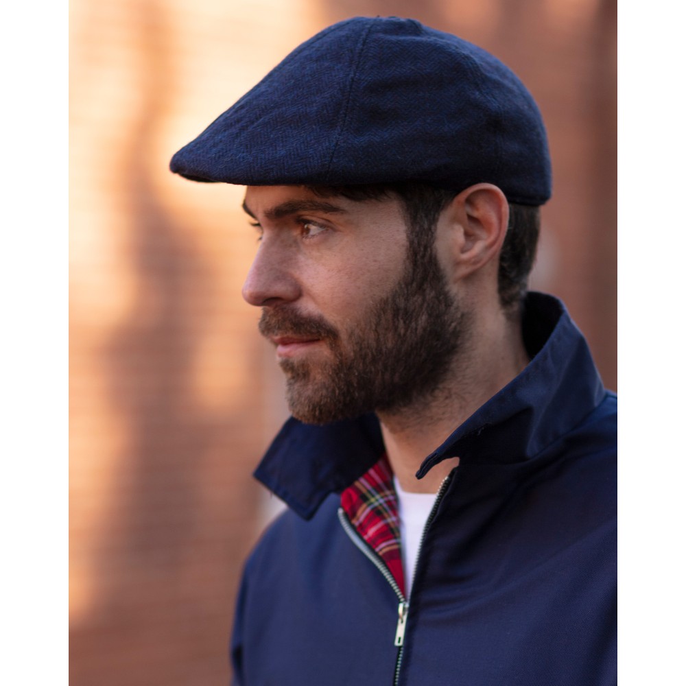 barney-duckbill-cap-navy-model-2