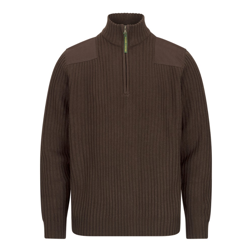 Men's Gardham Zip Neck Jumper | Walker & Hawkes