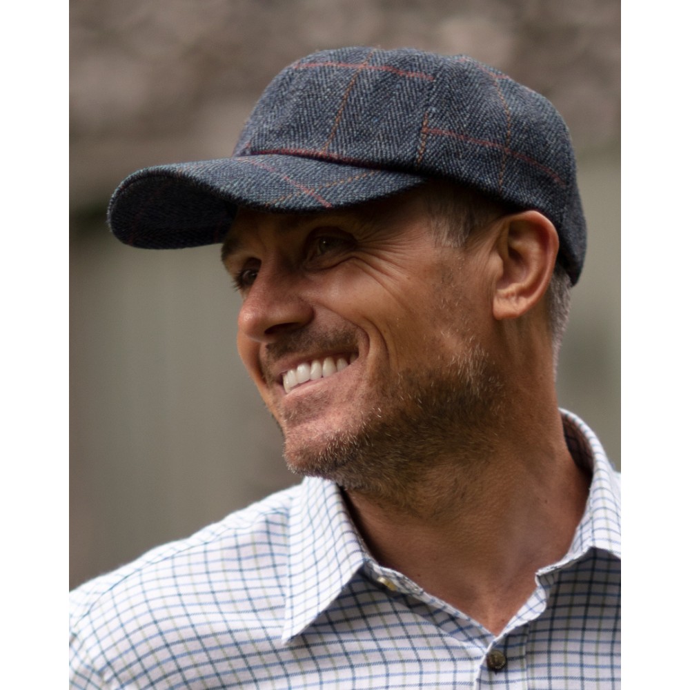 shoulden-baseball-cap-blue-tweed-model