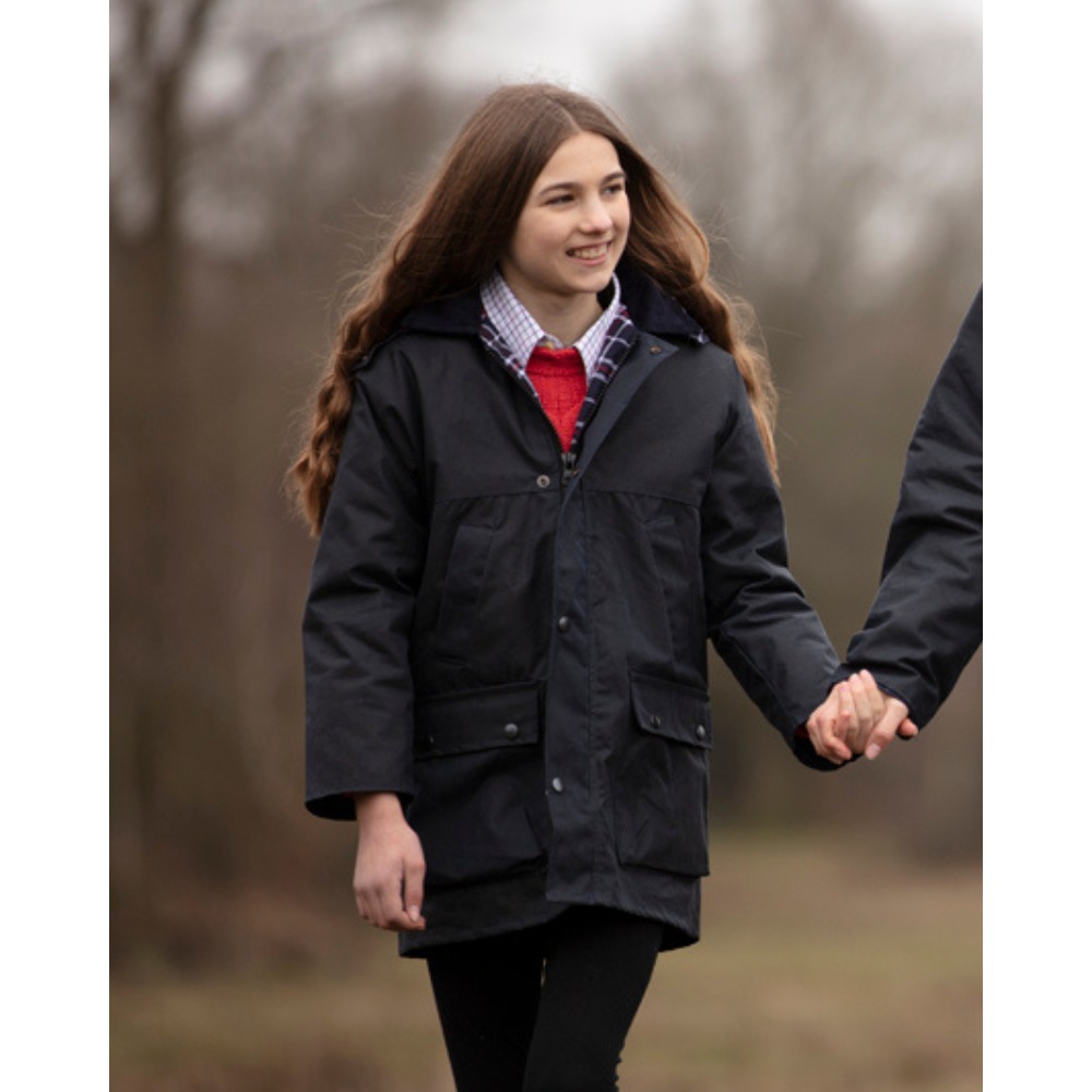 Kids wax jacket sale