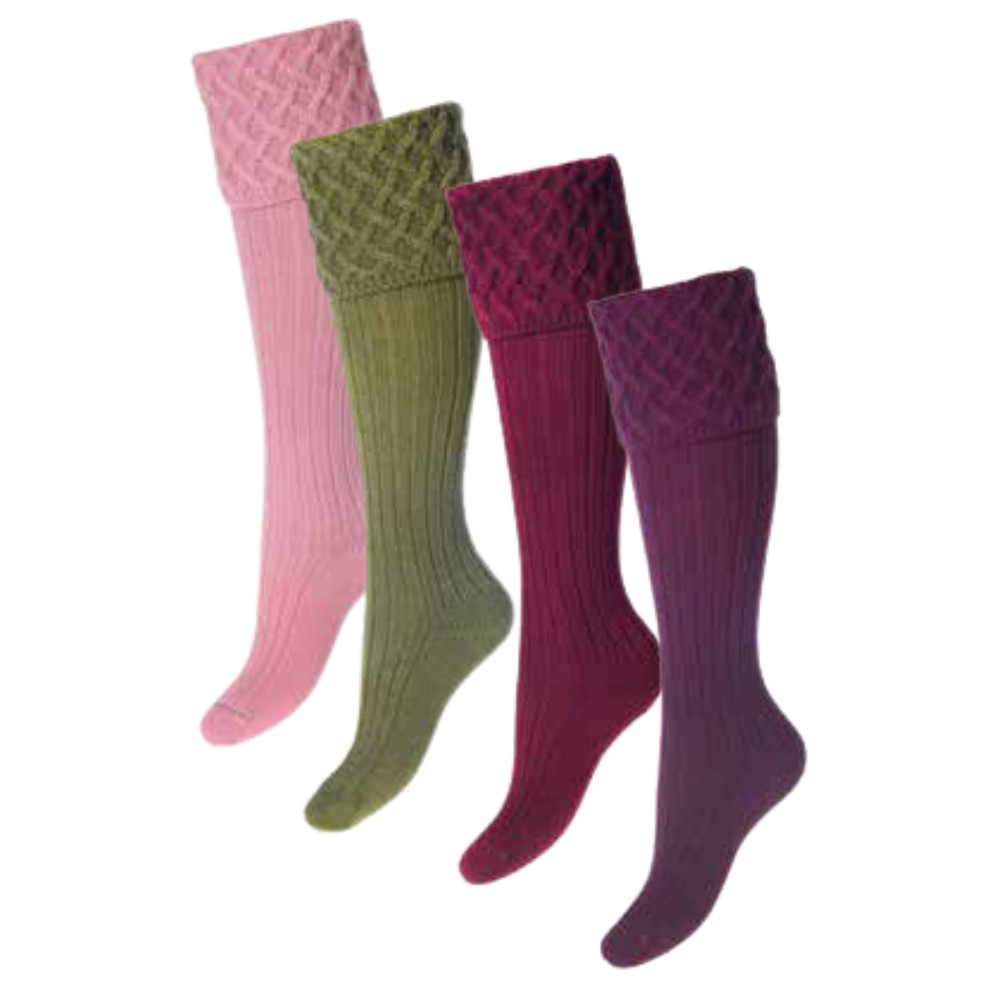 Ladies Merino Wool Rannoch Shooting Socks