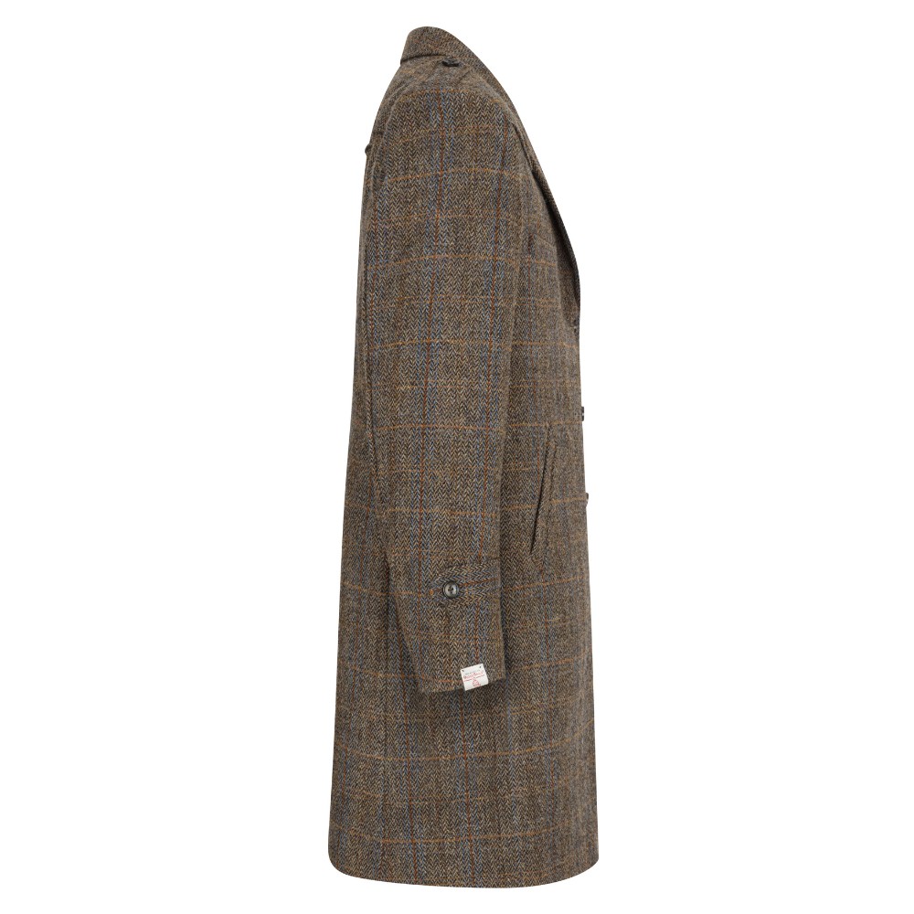 Men's Harris Tweed Kensington Overcoat | Walker & Hawkes
