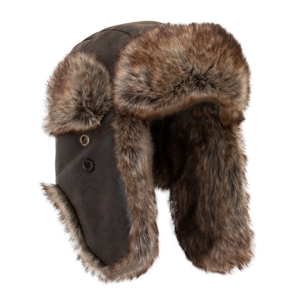 cut out image of fillmore trapper hat in brown