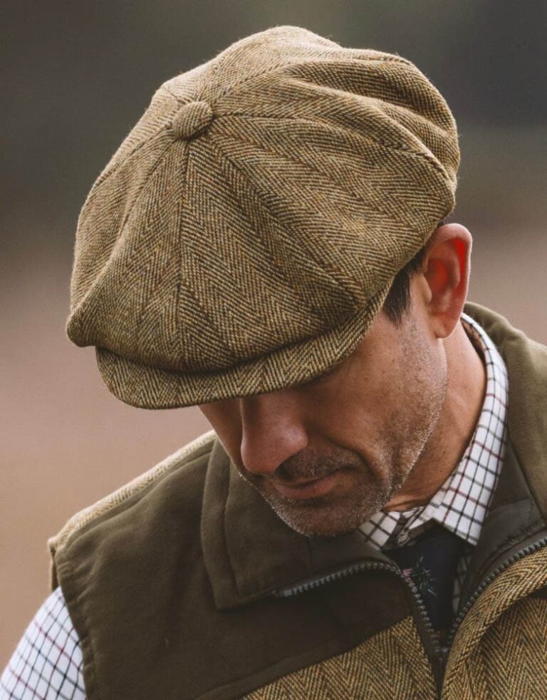 昭和ビンテージ】Ele-gance MEN'S FLAT CAP ブラウン 昭和