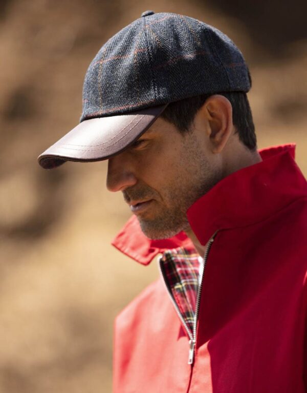 hoaden-baseball-cap-blue-tweed-model.jpg