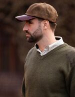 hoaden-baseball-cap-brown-tweed-model.jpg