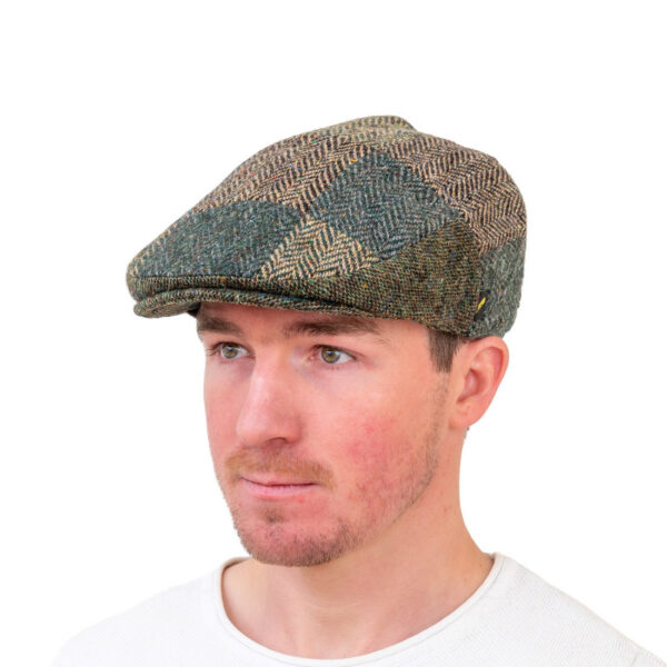 dubliner-patch-donegal-tweed green brown